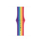 Suitable for Apple apple watch345 sports non-slip watch silicone strap fashion rainbow iWatch strap