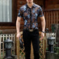 2022 New Embroidered Mens Sheer Shirts Sexy Lace Mesh Club Party Prom 4Xl