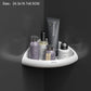 Corner Bathroom Organizer Shelf Shampoo Cosmetic Storage Rack Wall Mounted Kitchen Shelf Household Items Bathroom Accessories from inkedbutterfly