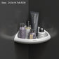 Corner Bathroom Organizer Shelf Shampoo Cosmetic Storage Rack Wall Mounted Kitchen Shelf Household Items Bathroom Accessories