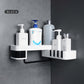 Corner Bathroom Organizer Shelf Shampoo Cosmetic Storage Rack Wall Mounted Kitchen Shelf Household Items Bathroom Accessories
