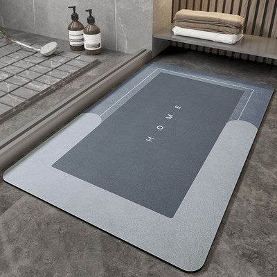 Diatom mud absorbent pad non-slip soft cushion bathroom floor mat entrance door washstand foot pad bathroom quick-drying door mat