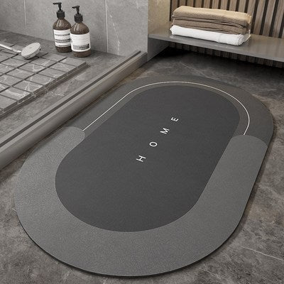 Diatom mud absorbent pad non-slip soft cushion bathroom floor mat entrance door washstand foot pad bathroom quick-drying door mat