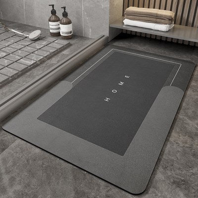 Diatom mud absorbent pad non-slip soft cushion bathroom floor mat entrance door washstand foot pad bathroom quick-drying door mat from inkedbutterfly