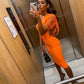 Tassel Bandage Dress for New Year 2022 Women Orange Bandage Dress Bodycon Summer Elegant Sexy Party Dress Evening Club Outfits