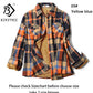 Velvet Thick Warm Women&#39;s Plaid Shirt Female Long Sleeve Tops M-5XL Winter Fleece Casual Check Blouse Autumn Clothes T77710A