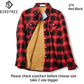 Velvet Thick Warm Women&#39;s Plaid Shirt Female Long Sleeve Tops M-5XL Winter Fleece Casual Check Blouse Autumn Clothes T77710A from inkedbutterfly