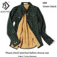 Velvet Thick Warm Women&#39;s Plaid Shirt Female Long Sleeve Tops M-5XL Winter Fleece Casual Check Blouse Autumn Clothes T77710A from inkedbutterfly