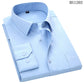 Plus Large Size 8XL 7XL 6XL 5XL 4XL Slim Fit Mens Business Casual Long Sleeved Shirt Classic Striped Male Social Dress Shirts