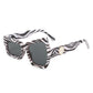 Men Punk Sunglasses Luxury Brand Designer Steampunk Geometry Sun Glasses Women UV400 Driving Shades Unique Personality Eyewear