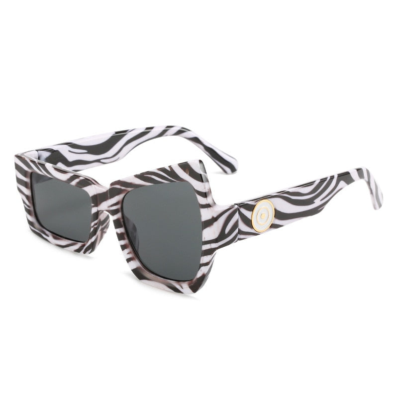 Men Punk Sunglasses Luxury Brand Designer Steampunk Geometry Sun Glasses Women UV400 Driving Shades Unique Personality Eyewear